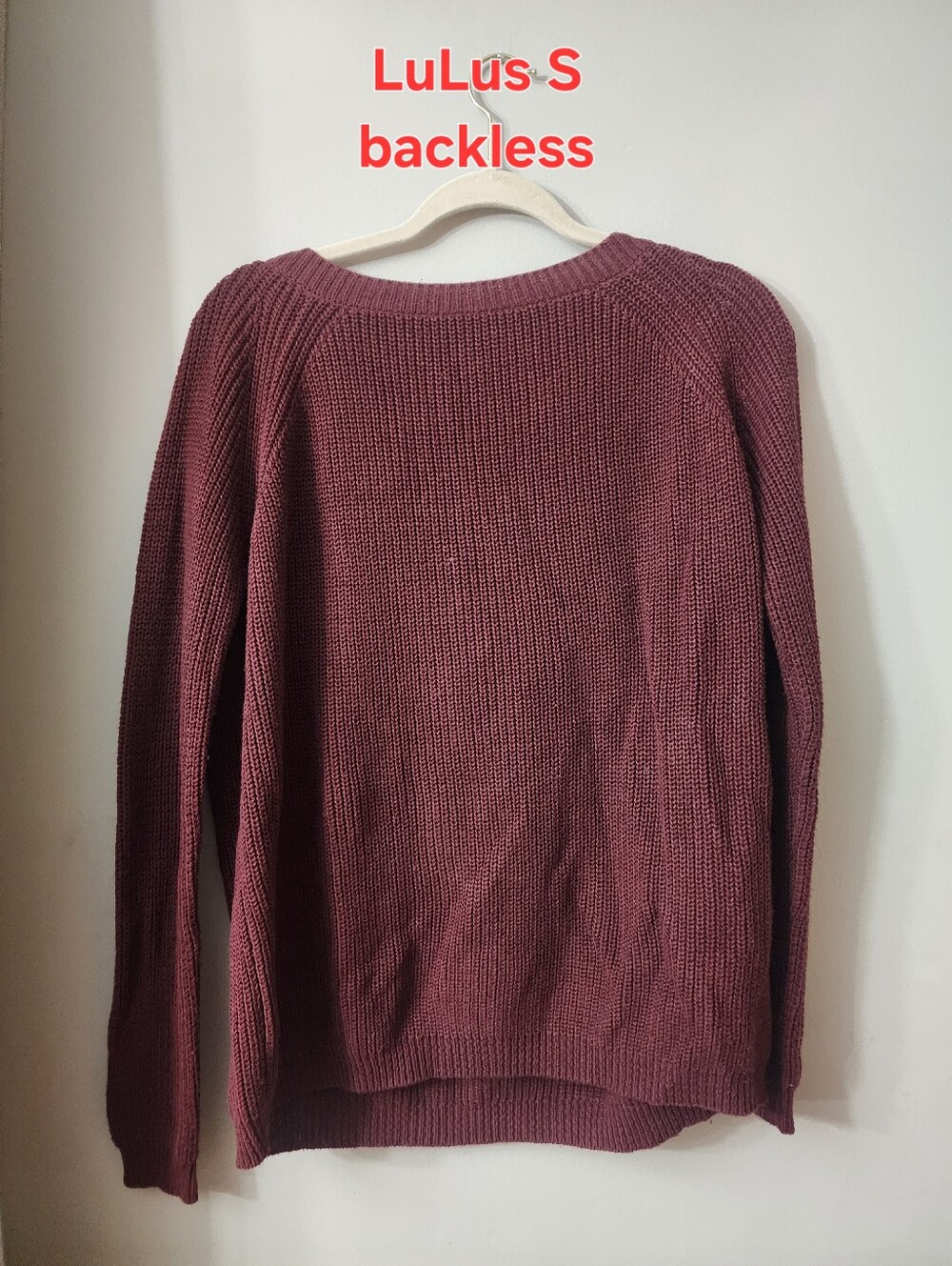 LuLu's Backless Sweater